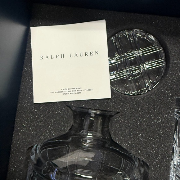 Ralph Lauren Hudson Crystal Decanter and Glass Set - Picture 5 of 8